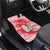 Singapore Christmas Car Mats with Merlion Santa Hat Batik Christmas Tree and City Skyline Design - Wonder Print Shop