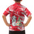 Singapore Christmas Family Matching Long Sleeve Bodycon Dress and Hawaiian Shirt with Merlion Santa Hat Batik Christmas Tree and City Skyline Design - Wonder Print Shop