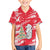 Singapore Christmas Family Matching Long Sleeve Bodycon Dress and Hawaiian Shirt with Merlion Santa Hat Batik Christmas Tree and City Skyline Design - Wonder Print Shop