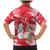 Singapore Christmas Family Matching Mermaid Dress and Hawaiian Shirt with Merlion Santa Hat Batik Christmas Tree and City Skyline Design - Wonder Print Shop