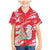 Singapore Christmas Family Matching Mermaid Dress and Hawaiian Shirt with Merlion Santa Hat Batik Christmas Tree and City Skyline Design - Wonder Print Shop