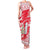 Singapore Christmas Family Matching Tank Maxi Dress and Hawaiian Shirt with Merlion Santa Hat Batik Christmas Tree and City Skyline Design - Wonder Print Shop