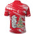 Singapore Christmas Polo Shirt with Merlion Santa Hat Batik Christmas Tree and City Skyline Design - Wonder Print Shop