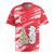 Singapore Christmas Rugby Jersey with Merlion Santa Hat Batik Christmas Tree and City Skyline Design - Wonder Print Shop