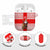 Georgia Christmas AirPods Case with Santa in Chokha Wine Barrel Gingerbread and Coat of Arms Design - Wonder Print Shop