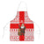 Georgia Christmas Apron with Santa in Chokha Wine Barrel Gingerbread and Coat of Arms Design - Wonder Print Shop