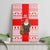 Georgia Christmas Canvas Wall Art with Santa in Chokha Wine Barrel Gingerbread and Coat of Arms Design - Wonder Print Shop