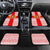 Georgia Christmas Car Mats with Santa in Chokha Wine Barrel Gingerbread and Coat of Arms Design - Wonder Print Shop