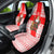Georgia Christmas Car Seat Cover with Santa in Chokha Wine Barrel Gingerbread and Coat of Arms Design - Wonder Print Shop