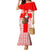 Georgia Christmas Family Matching Mermaid Dress and Hawaiian Shirt with Santa in Chokha Wine Barrel Gingerbread and Coat of Arms Design - Wonder Print Shop