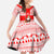 Georgia Christmas Family Matching Puletasi and Hawaiian Shirt with Santa in Chokha Wine Barrel Gingerbread and Coat of Arms Design - Wonder Print Shop