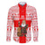 Georgia Christmas Family Matching Puletasi and Hawaiian Shirt with Santa in Chokha Wine Barrel Gingerbread and Coat of Arms Design - Wonder Print Shop
