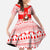 Georgia Christmas Family Matching Tank Maxi Dress and Hawaiian Shirt with Santa in Chokha Wine Barrel Gingerbread and Coat of Arms Design - Wonder Print Shop