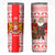Georgia Christmas Skinny Tumbler with Santa in Chokha Wine Barrel Gingerbread and Coat of Arms Design - Wonder Print Shop