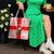 Georgia Christmas Tote Bag with Santa in Chokha Wine Barrel Gingerbread and Coat of Arms Design - Wonder Print Shop