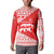 Georgia Christmas Button Sweatshirt with Bear Mountains Forest Pattern and Traditional Georgian Design - Wonder Print Shop