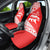 Georgia Christmas Car Seat Cover with Bear Mountains Forest Pattern and Traditional Georgian Design - Wonder Print Shop