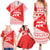 Georgia Christmas Family Matching Summer Maxi Dress and Hawaiian Shirt with Bear Mountains Forest Pattern and Traditional Georgian Design - Wonder Print Shop
