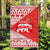 Georgia Christmas Garden Flag with Bear Mountains Forest Pattern and Traditional Georgian Design - Wonder Print Shop