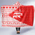 Georgia Christmas Hooded Blanket with Bear Mountains Forest Pattern and Traditional Georgian Design - Wonder Print Shop