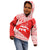 Georgia Christmas Kid Hoodie with Bear Mountains Forest Pattern and Traditional Georgian Design - Wonder Print Shop
