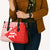 Georgia Christmas Leather Bag with Bear Mountains Forest Pattern and Traditional Georgian Design - Wonder Print Shop