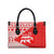 Georgia Christmas Leather Bag with Bear Mountains Forest Pattern and Traditional Georgian Design - Wonder Print Shop