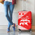 Georgia Christmas Luggage Cover with Bear Mountains Forest Pattern and Traditional Georgian Design - Wonder Print Shop