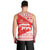 Georgia Christmas Men Tank Top with Bear Mountains Forest Pattern and Traditional Georgian Design - Wonder Print Shop