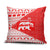 Georgia Christmas Pillow Cover with Bear Mountains Forest Pattern and Traditional Georgian Design - Wonder Print Shop