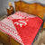 Georgia Christmas Quilt with Bear Mountains Forest Pattern and Traditional Georgian Design - Wonder Print Shop