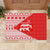 Georgia Christmas Rubber Doormat with Bear Mountains Forest Pattern and Traditional Georgian Design - Wonder Print Shop