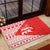 Georgia Christmas Rubber Doormat with Bear Mountains Forest Pattern and Traditional Georgian Design - Wonder Print Shop