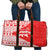 Georgia Christmas Travel Bag with Bear Mountains Forest Pattern and Traditional Georgian Design - Wonder Print Shop