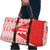 Georgia Christmas Travel Bag with Bear Mountains Forest Pattern and Traditional Georgian Design - Wonder Print Shop