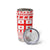 Georgia Christmas Tumbler Cup with Bear Mountains Forest Pattern and Traditional Georgian Design - Wonder Print Shop