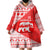 Georgia Christmas Wearable Blanket Hoodie with Bear Mountains Forest Pattern and Traditional Georgian Design - Wonder Print Shop