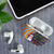 Anguilla Christmas AirPods Case with Snowman Palm Tree Ornaments Coconut Drink and Island Pattern Design - Wonder Print Shop