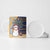 Anguilla Christmas Ceramic Mug with Snowman Palm Tree Ornaments Coconut Drink and Island Pattern Design - Wonder Print Shop