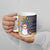 Anguilla Christmas Ceramic Mug with Snowman Palm Tree Ornaments Coconut Drink and Island Pattern Design - Wonder Print Shop