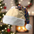 Anguilla Christmas Santa Hat with Snowman Palm Tree Ornaments Coconut Drink and Island Pattern Design - Wonder Print Shop