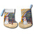 Anguilla Christmas Stocking with Snowman Palm Tree Ornaments Coconut Drink and Island Pattern Design - Wonder Print Shop