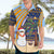 Anguilla Christmas Hawaiian Shirt with Snowman Palm Tree Ornaments Coconut Drink and Island Pattern Design - Wonder Print Shop