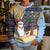 Anguilla Christmas Kid Ugly Christmas Sweater with Snowman Palm Tree Ornaments Coconut Drink and Island Pattern Design - Wonder Print Shop