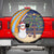 Anguilla Christmas Spare Tire Cover with Snowman Palm Tree Ornaments Coconut Drink and Island Pattern Design - Wonder Print Shop