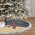 Anguilla Christmas Tree Skirt with Snowman Palm Tree Ornaments Coconut Drink and Island Pattern Design - Wonder Print Shop