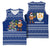 Anguilla Christmas Basketball Jersey with Santa Pineapple Floral Tree Island Crest and Tropical Pattern Design - Wonder Print Shop