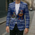 Anguilla Christmas Blazer with Santa Pineapple Floral Tree Island Crest and Tropical Pattern Design - Wonder Print Shop