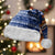 Anguilla Christmas Santa Hat with Santa Pineapple Floral Tree Island Crest and Tropical Pattern Design - Wonder Print Shop
