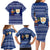 Anguilla Christmas Family Matching Long Sleeve Bodycon Dress and Hawaiian Shirt with Santa Pineapple Floral Tree Island Crest and Tropical Pattern Design - Wonder Print Shop